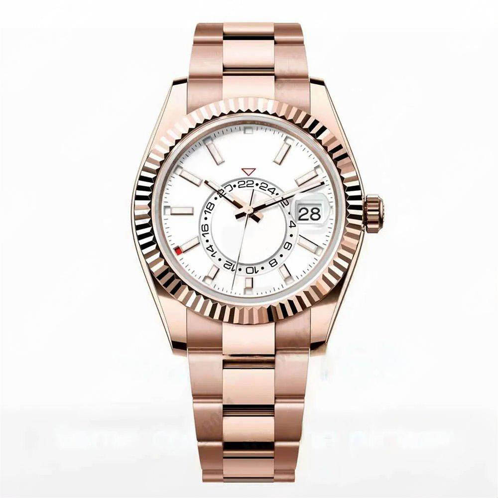watches mechanical mens watch sapphire glass stainless steel waterproof silver watches couples business advanced 41mm montre de luxe luminous