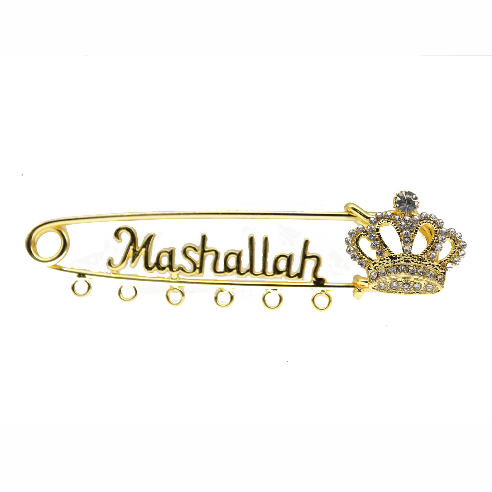 pins for kids big 4cm 5cm 8 cm10 cm with loops Safety pink blue crystal rhinestone Mash Pin small Brooch baby pin 250103