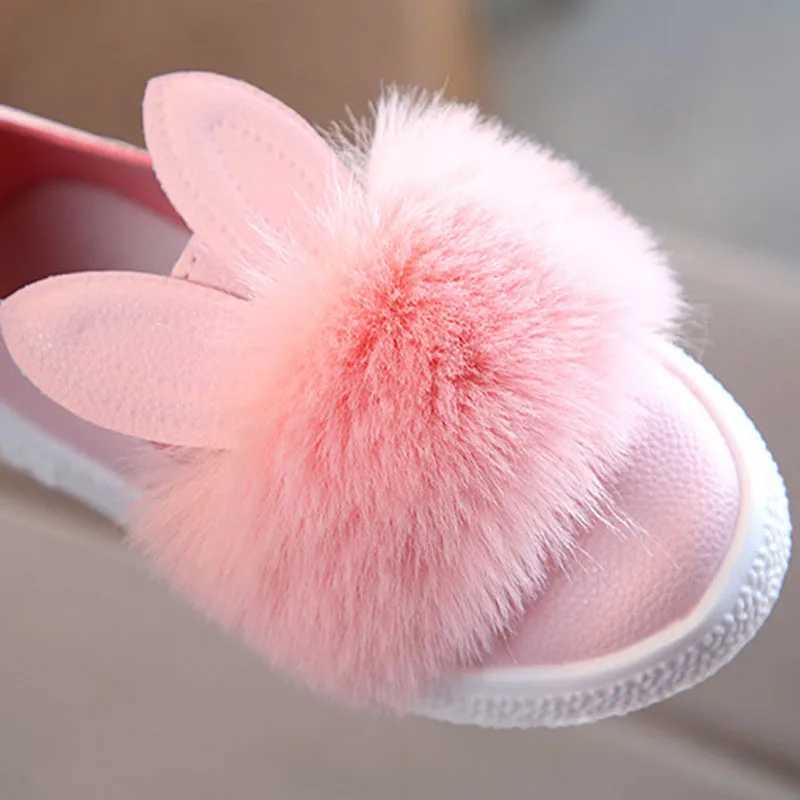 Childrens Shoes New Autumn Cute Rabbit Ears Baby Childrens Shoes Girl Princess Sports Casual Shoes Childrens Sports Shoes EU 21-30 M250103