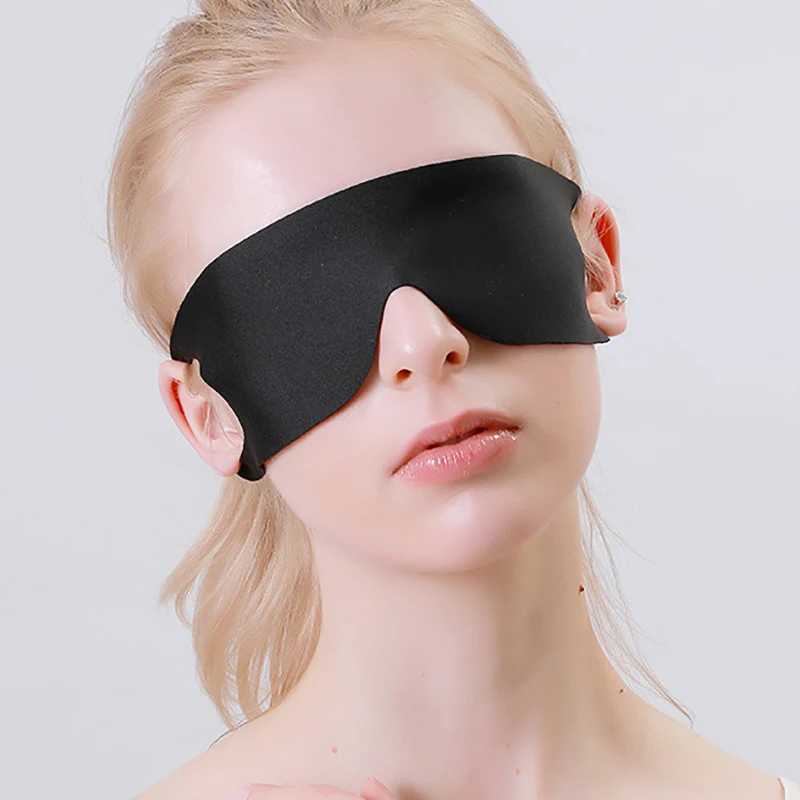 Comfortable Sleep Blackout Eye Mask Travel Eyepatch Thin Soft Eyeshade Nap Goggles Soild Color Washable Eye Protection BlindfoldXJ250103