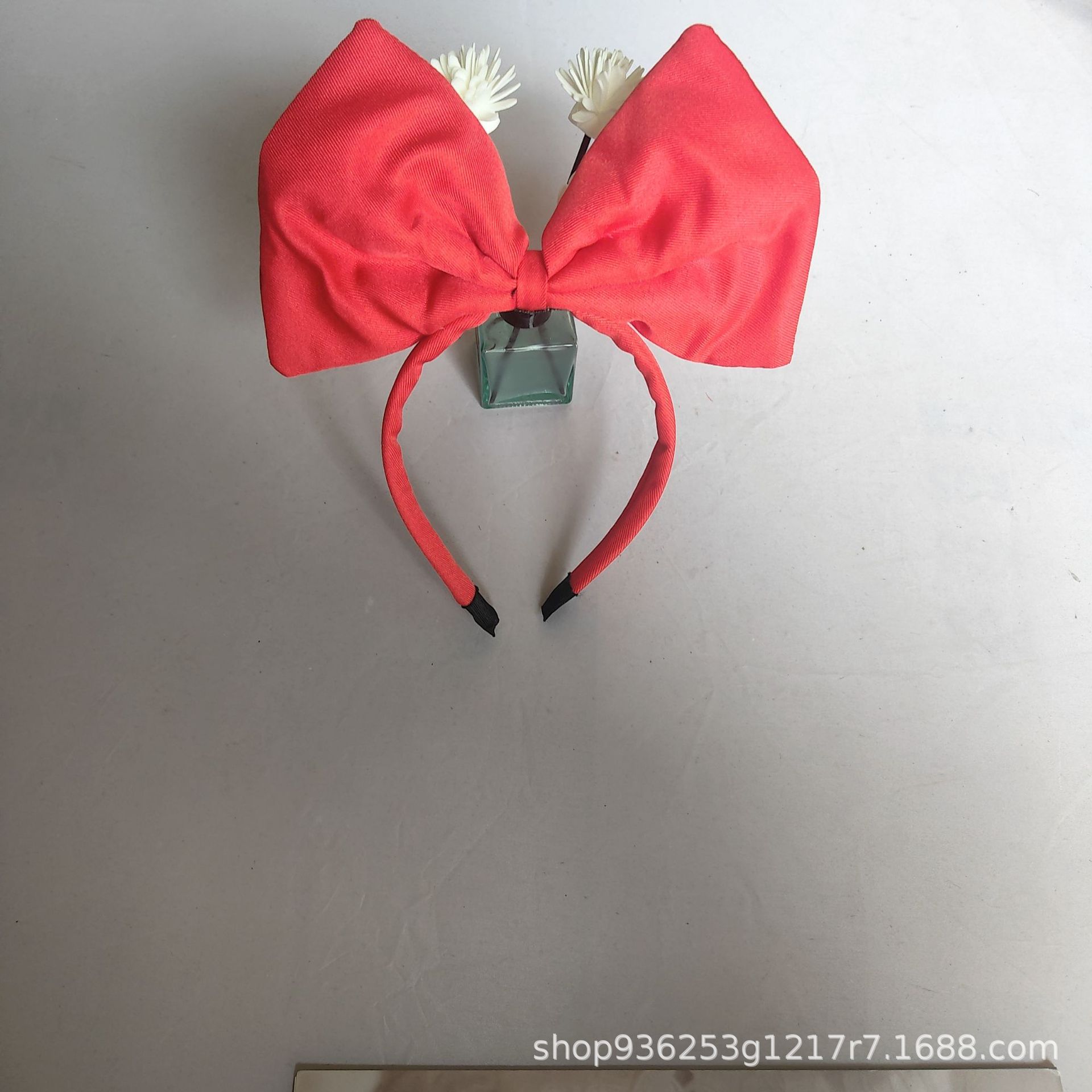 New Year hair accessories seaside travel headwear big bow headband velvet headband cute princess hair clip