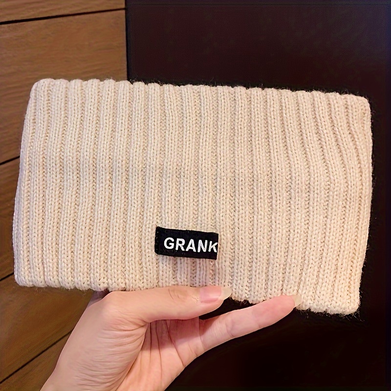 LALAVARA 4Pcs Snug Elegance, Elegant Knit Headband for Women - Cozy Ear Warmer, Solid Color, Cotton, Fashionable Winter Accessory