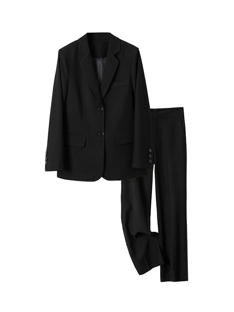 L13New autumn and winter small suit jacket British style Korean loose casual female student suit