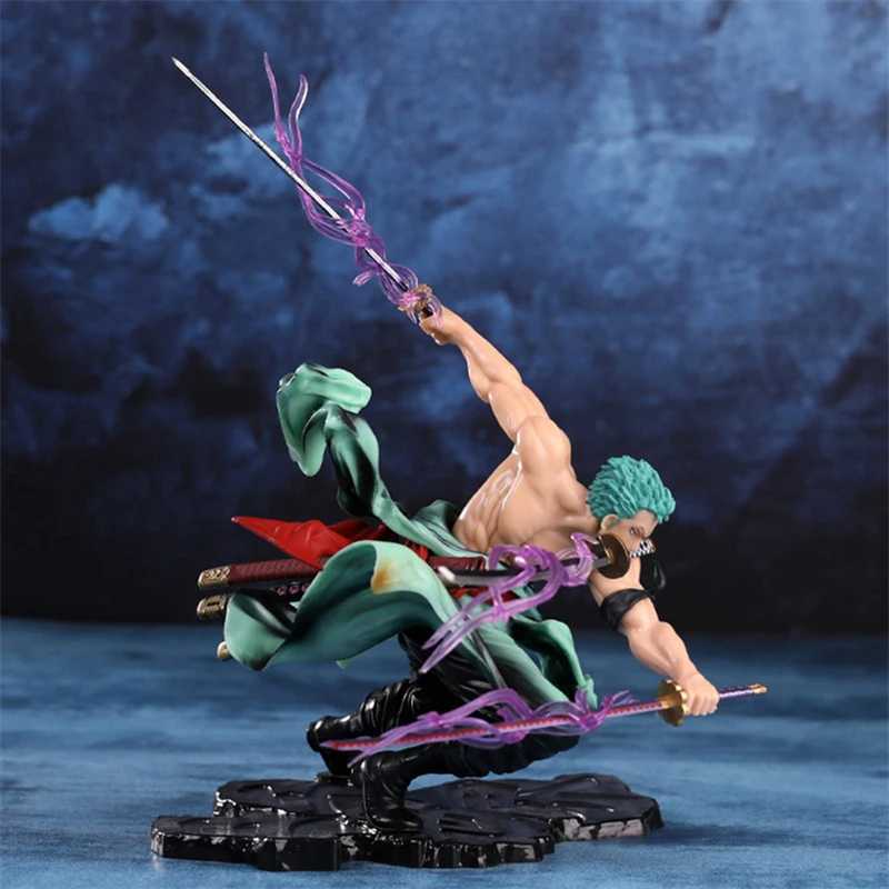 One Piece 10CM Figure Toys Anime GK Roronoa Zoro Three-blade Sa-maximum PVC Action Collection Figurine Model Dolls Gifts KidsXJ250103