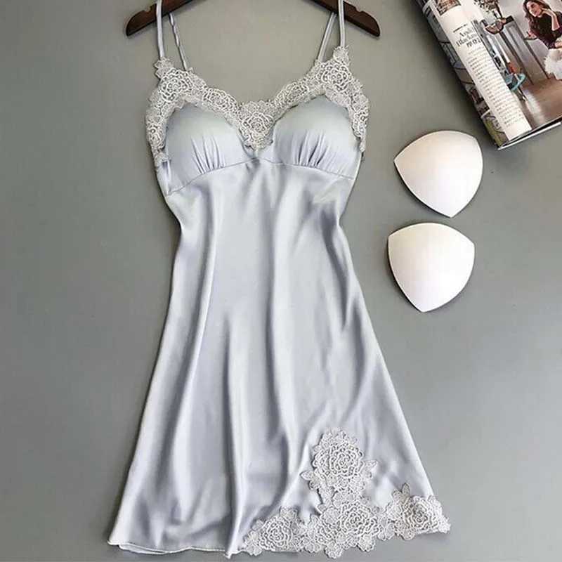 Womens sexy pajamas plus size evening gown lace silk evening gown hot dye evening gown underwear suspender pajamas W250103