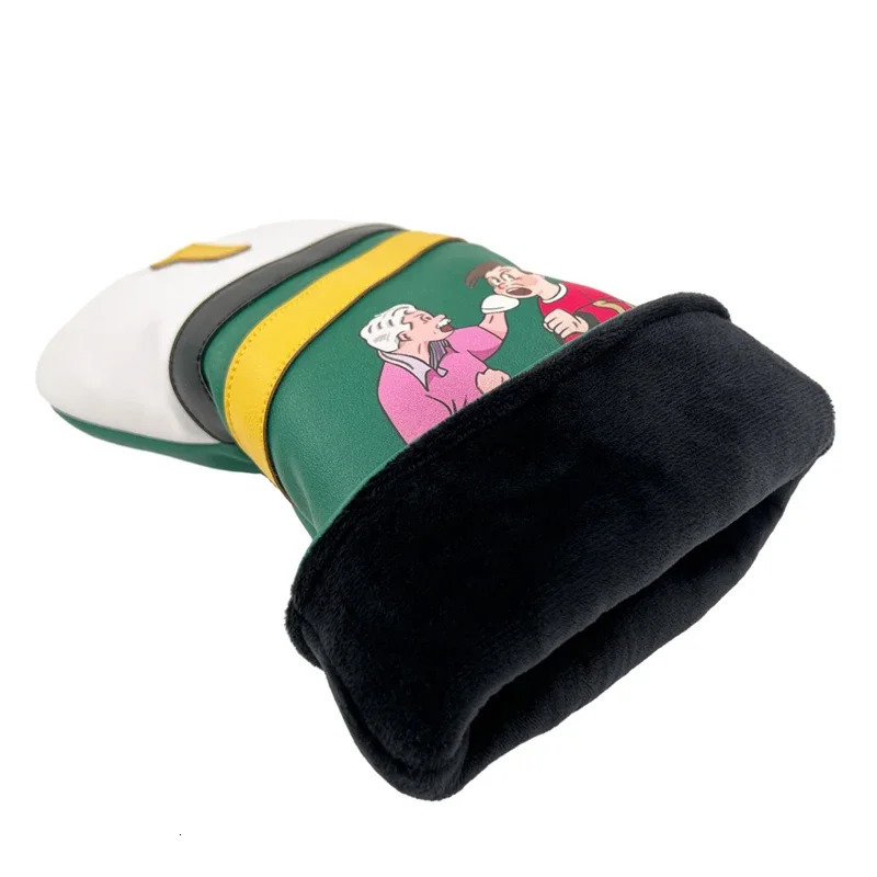 Golf Club Head Covers Funny Golf Driver Head Cover Leather Headcovers Set for Men and Women All in the Hips Go Home Ball 240102