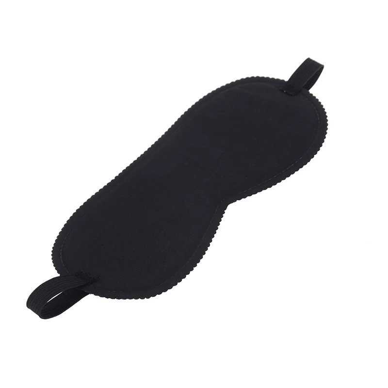 1PC Eye Masks Fast Sleeping Eye Mask Eyeshade Cover Shade Patch Unisex Soft Portable Blindfold Travel Sleepmasker BlackXJ250103