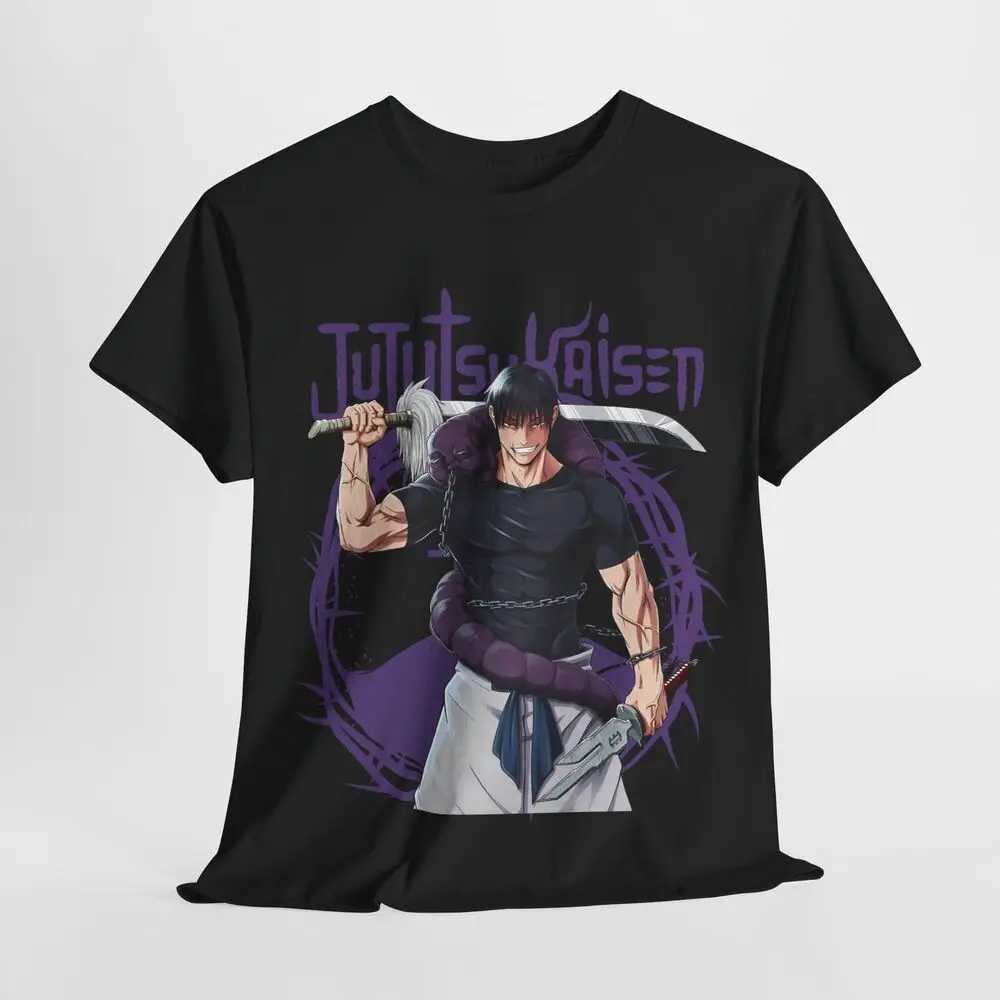 Jujutsu Kaisen T-shirt Inspired Anime Toji Fushiguro T-shirt Black- Anime GiftXJ240102