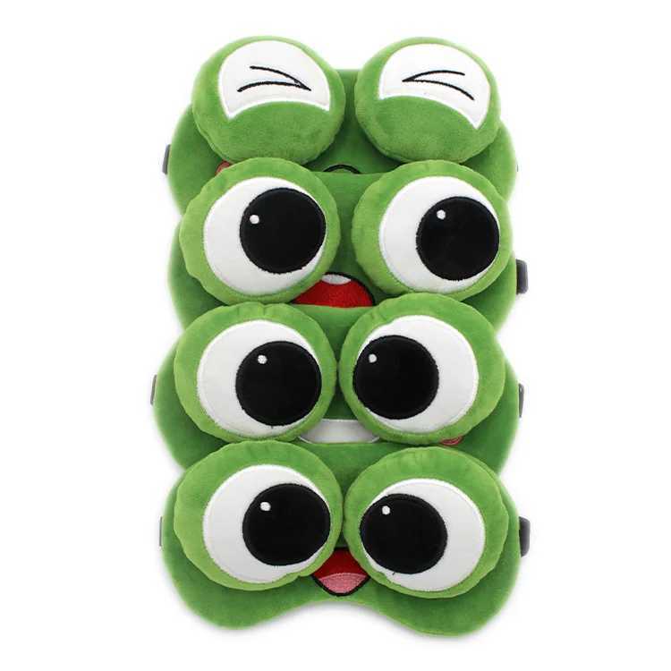 Frog P Sleep Mask Cute Sleeping Eye Cover For ldren Lovely Blindfold Sort P Eyes Bandage Women Travel Warm Relax NapXJ250103