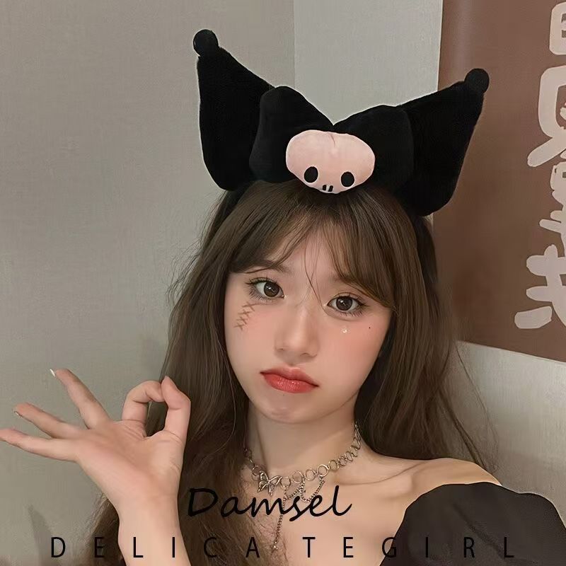 New Net Red Cute Rabbit Plush Hair Band Shampoo facial mask Hair Band Versatile Sweet Cartoon Hair Accessories