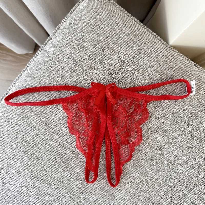 Female Sexy Lace Lingerie Panties Fashion Design Transparency Hollow T Pants Three Point Underwear for WomenXJ250103