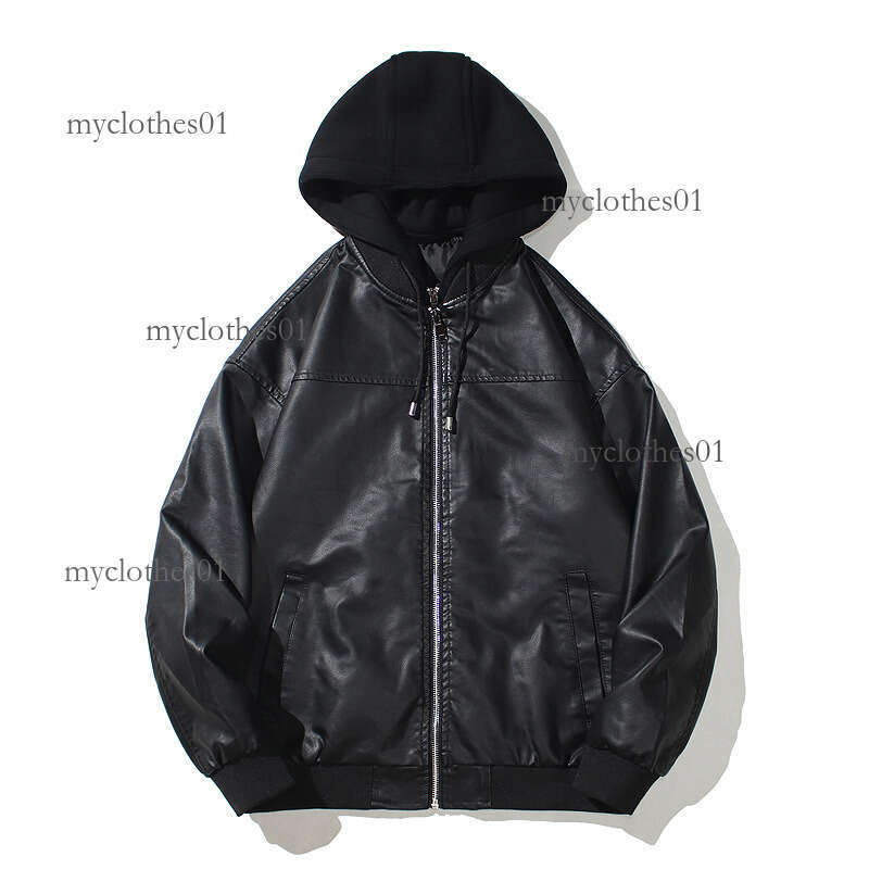Jacket men's jacket spring classic windbreaker stylish motorcyele-style leather jacket fashion slim outerwear hooded jacket windproof men's 