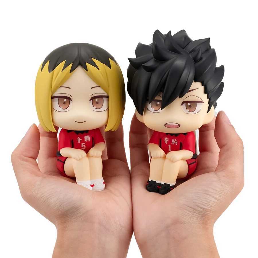9cm Haikyuu!! Anime Figure Look Up Shoyo Hinata Action Figure Q Version o Kageyama Figurine PVC Collection Model Doll ToysXJ250103