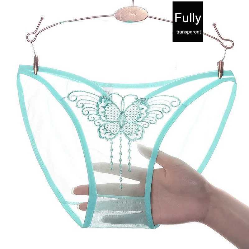 Fully Transparent Panties Women Sexy New 2024 New Hollow Butterfly Low-Rise Briefs Seamless Female LingerieXJ250103