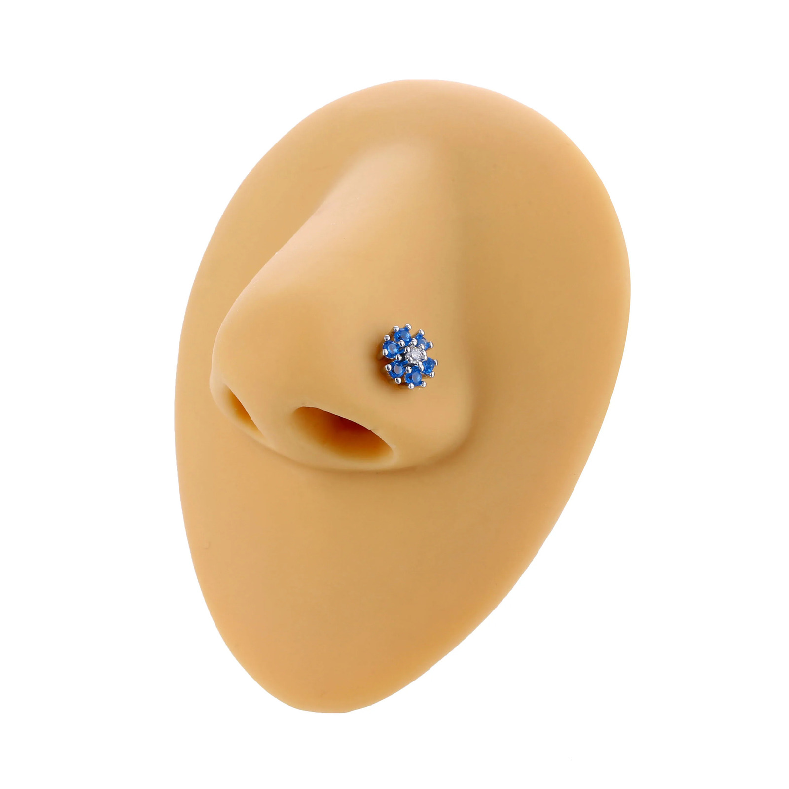 11pcs/set Hanging Nose Ring With Heart Shaped Clamp And Cartilage Earring Piercing Jewelry For Women 250103