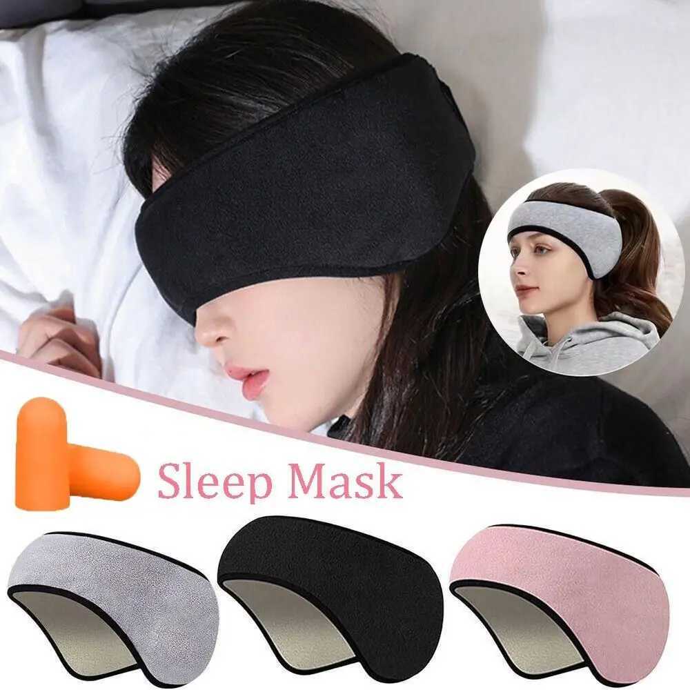 Adjustable Noise Cancellation Three Layers Ear Muffs Sleep Mask Sleeping Relaxing Blackout MaskXJ250103