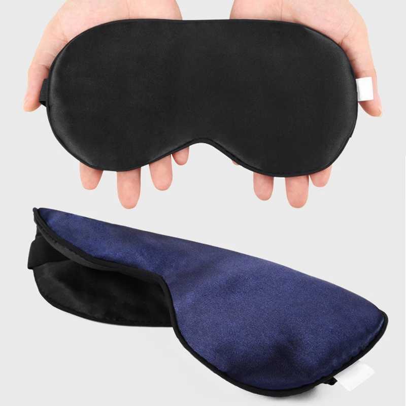 100% Natural Mulberry Silk Sleep Mask Soft Eye Patches Soft Blindfold Smooth Eye Mask Eyeshade Eye Cover Patch Bandage ComfortXJ250103