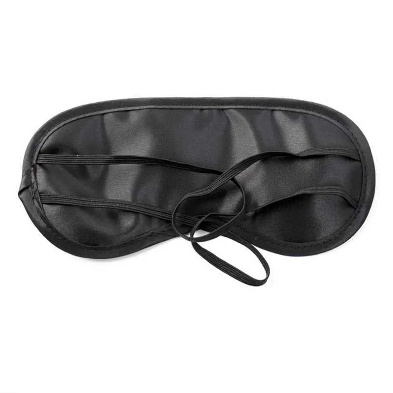 1PC Silk Eye Mask Eyeshade Cover Shade Soft Blindfold Travel Eyepatch Natural Sleeping Eye Patch Sleep Mask Women MenXJ250103