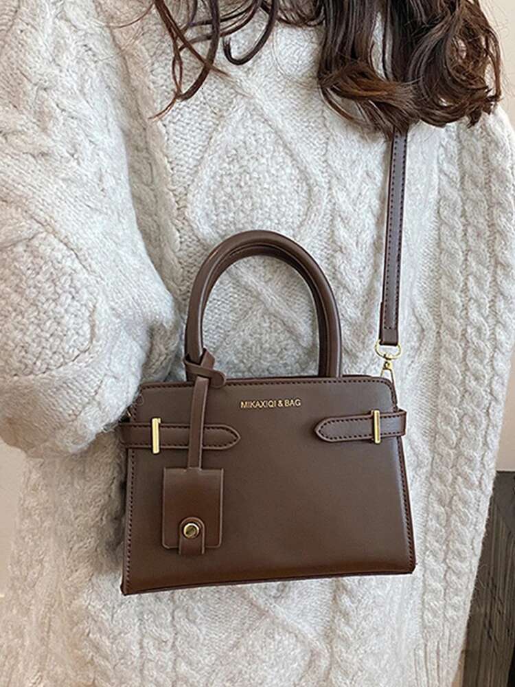 new PU leather women s designer winter solid color crossbody bag women s daily commuting shoulder bag bag
