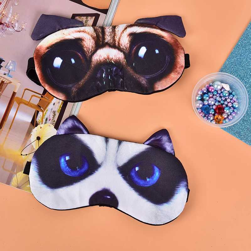 Women Men Cotton Cat Dog Sleeping MASK Soft Blindfold Eyepatch Sleep Eyeshade Eye Cover Cute Sleep Mask Eyeshade Cover Eye MaskXJ250103