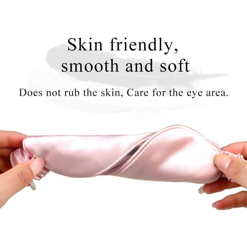 3D Satin Fabric Sleeping Eye Mask Shade Soft Sleep Mask Eye Patch Breathable Eyeshade Sleeping Bandage on Eyes For SleepingXJ250103
