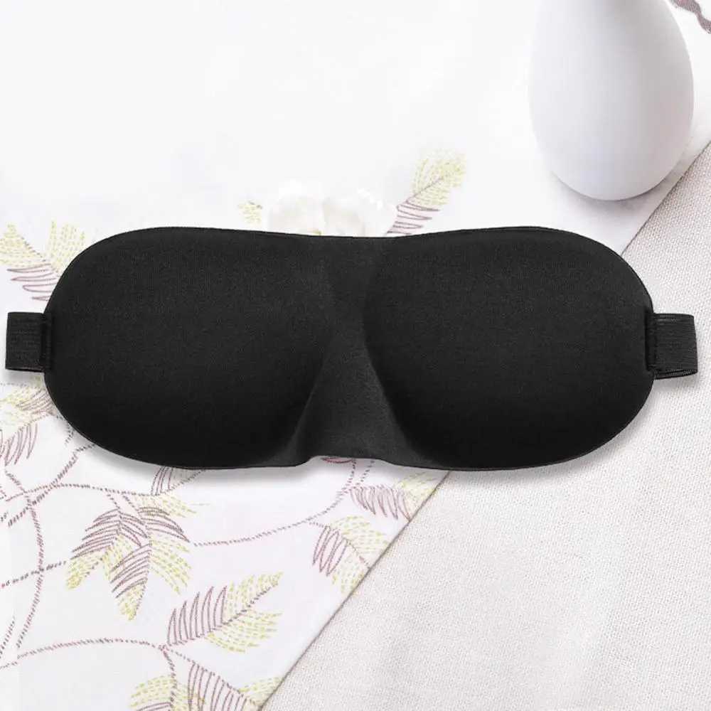 1PC 3D Eyeshade Sleep Mask Natural Eye Sleeping Mask Cover Eye Patches Women Men Soft Blindfold Travel Eyepatch XJ250103