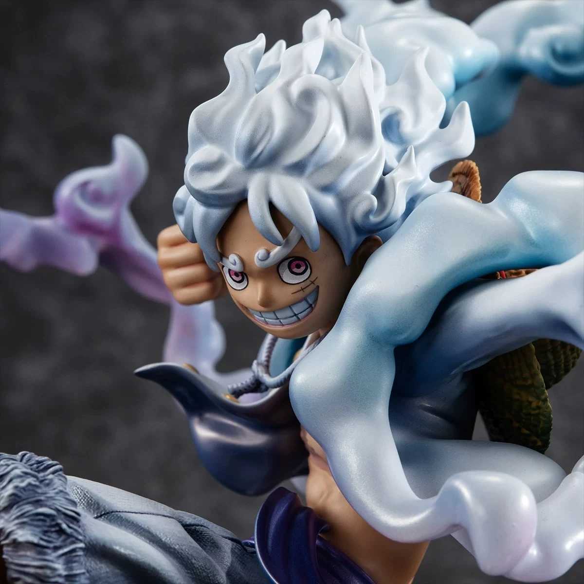 23cm/9in Anime One Piece Figure Gear 5 Luffy Action Figure Sun God Nika Luffy Statue Toy GiftsXJ250103