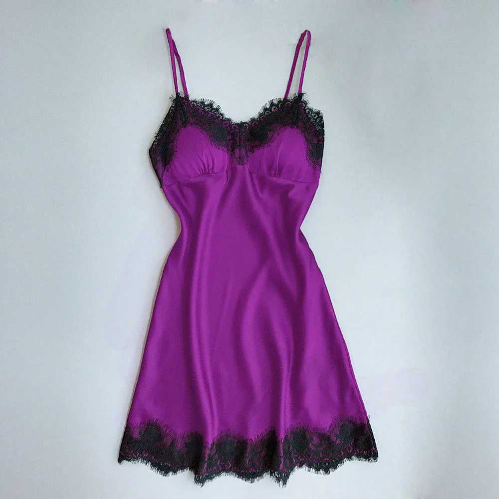 Sexy lace satin pajamas Babydoll sex clothing lingerie plus size lingerie W250103