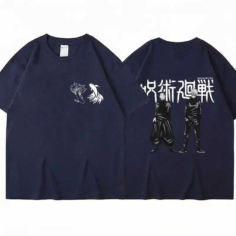 2024 Japanese Anime Jujutsu Kaisen T Shirt Satoru Gojo Geto Suguru Manga Graphic T-shirt Casual Harajuku Hip Hop StreetwearXJ240102