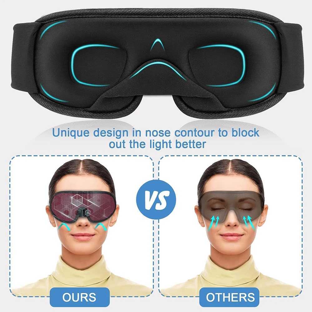 3D Sleeping Mask 100% Blockout Sleep Masks for Women Menwith Adjustable Strap Soft Comfortable Travel Eyeshade SlaapmaskerXJ250103