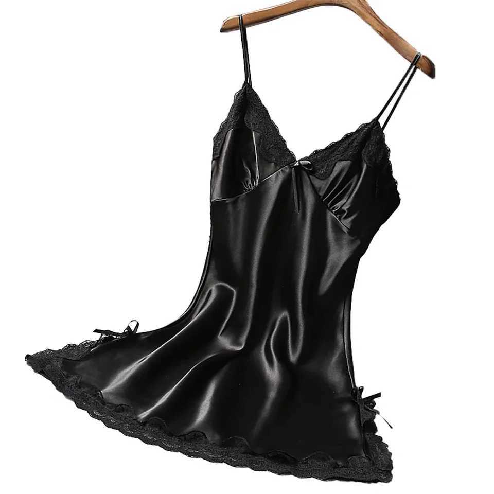 Womens wrapped dress womens sleepwear breathable lace lightweight underwear sleeveless fashionable sleepwear W250103