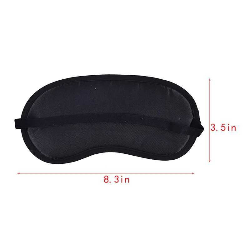 Cute black mask Polyester sleeping eye mask Eyeshade Cover Shade Eye Patch girls Portable Blindfold Travel EyepatchXJ250103