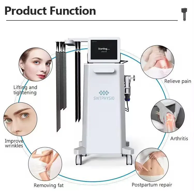 High Quality 448khz Ret Cet Shock Wave Dual Wave 650nm 940nm Red LED Light Therapy Skin And Body Healthly Care For Commercial