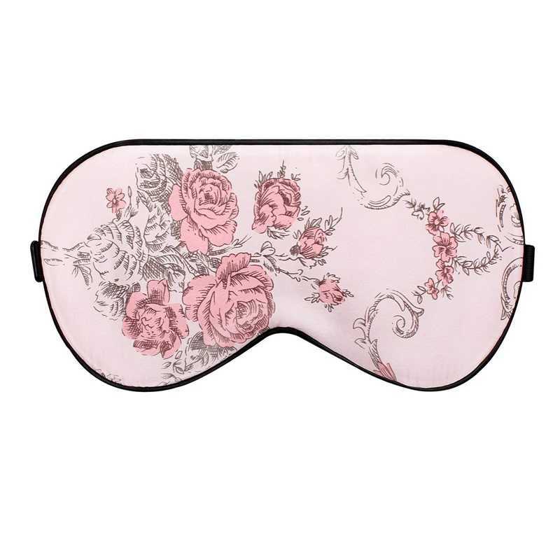 100% Silk Sleep Eye Mask Natural Fast Sleeping Eyeshade Cover Shade Patch Eye Mask Soft Portable Blindfold Travel Eyepatch WomenXJ250103