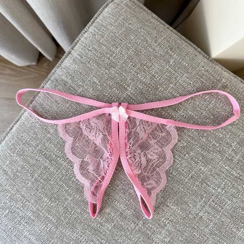 Female Sexy Lace Lingerie Panties Fashion Design Transparency Hollow T Pants Three Point Underwear for WomenXJ250103