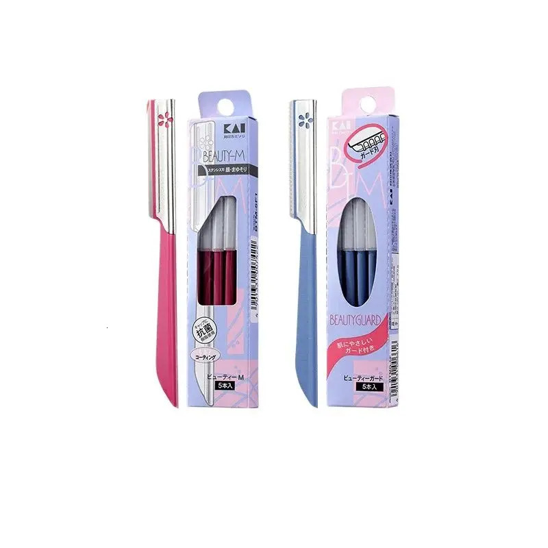 5pcs eyebrow epilator sets for women Makeup Beauty Eyebrows Hair Removal Styling Tool steel blade Facial Razor trimmer 241226
