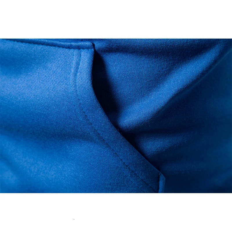 Autumn and Winter European and American Solid Color Fleece Sweater Pants Mens Casual Zipper Sports Hat Set 250102