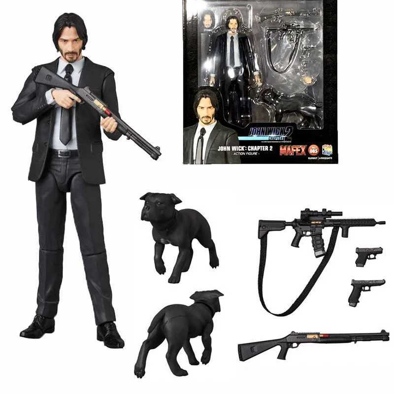 John Wick Mafex 085 John Wick Chapter 2 Action Character Series Model Toy Doll Gift W250103
