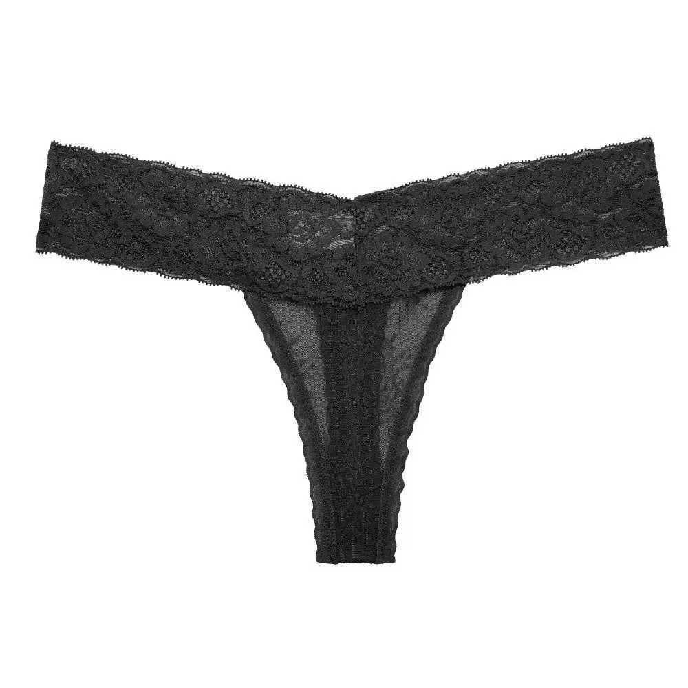 Floral Lace Thong Seamless Panties Solid Color Traceless Briefs Female Lingerie Low Waist Sexy Underpants LadiesXJ250103