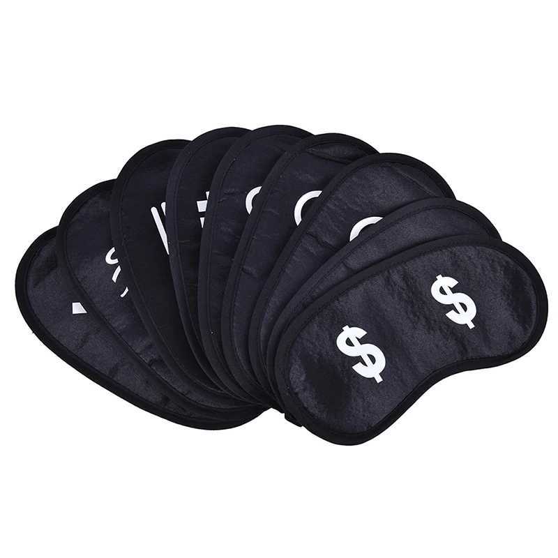 Cute black mask Polyester sleeping eye mask Eyeshade Cover Shade Eye Patch girls Portable Blindfold Travel EyepatchXJ250103