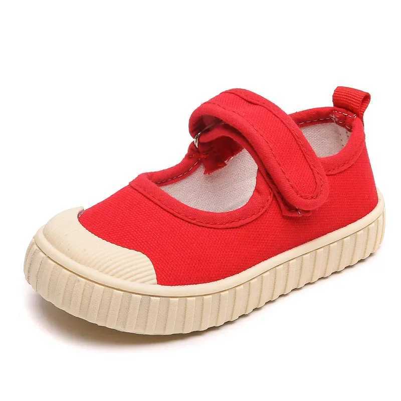 Childrens canvas shoes summer new students Korean casual biscuit apartment breathable hot fashionable cute shoes childrens shoes M250103