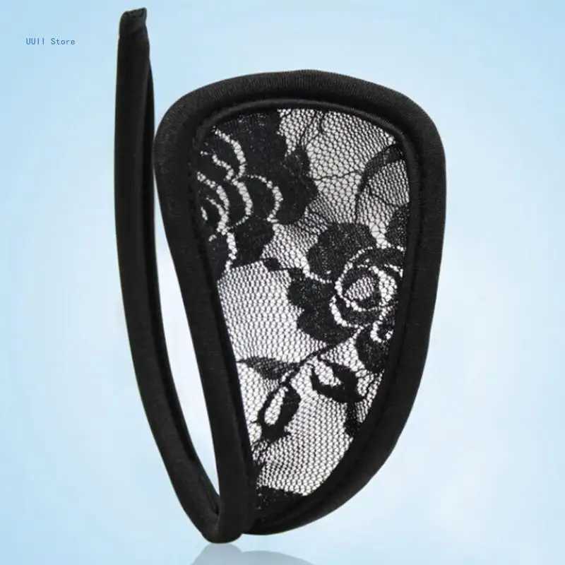 Womens lace C-string underwear invisible sexy underwear solid hollow thong W250103