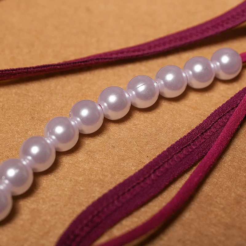 Womens Sexy Beads Massage Panties Embroidery Briefs Porno Open Underwear Lingerie Knickers Thongs Ultra-Thin G-StringsXJ250103