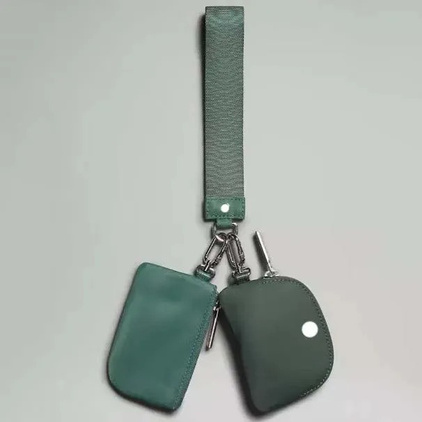 Quality everywhere Yoga Bags Pouch Mini Zip Around Wrist Portable Key chain Wallet Coin Purse Pocket Wholesale bags