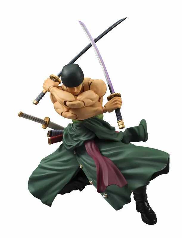 Anime One Piece 18cm BJD Roronoa Zoro Joints Moveable PVC Action Figure Collection Model ToysXJ250103