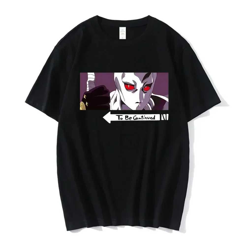 Anime Jojo Bizarre Adventure Graphic Mens T-Shirt Women Fashion Short Sleeve Casual Tops Cotton Oversize Tops StreetwearXJ240102