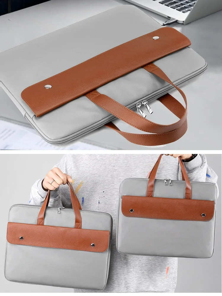 Laptop Bag 15.6.16 Inch Handle Sleeve Case For Macbook Air Pro Notebook PC Computer Man Women Waterproof Dropship 160 250102
