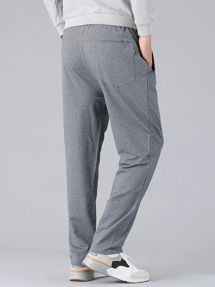 Spring Autumn Men Sweatpants Sportswear Fitness Gym Straight Cotton Track Pants Male Loose Joggers Trousers Plus Size 8XL 250103