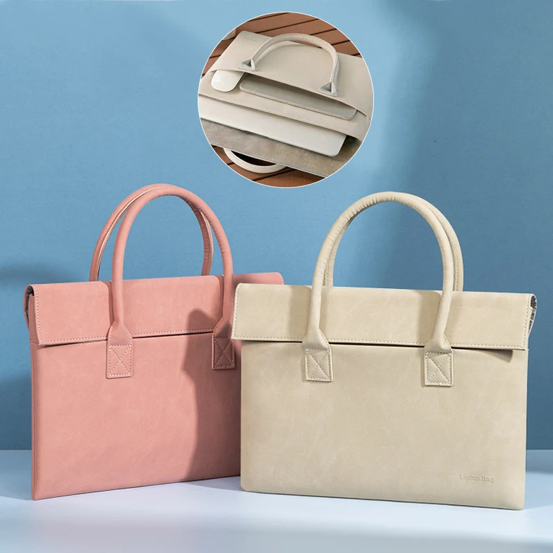 Laptop Bag for Women Handbag Business Work Briefcase 13 14 inch for MacBook Air Pro Surface 250102