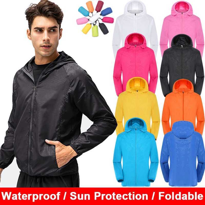 Womens windproof jacket 2023 spring womens raincoat sunscreen quick drying waterproof raincoat womens raincoat W250103